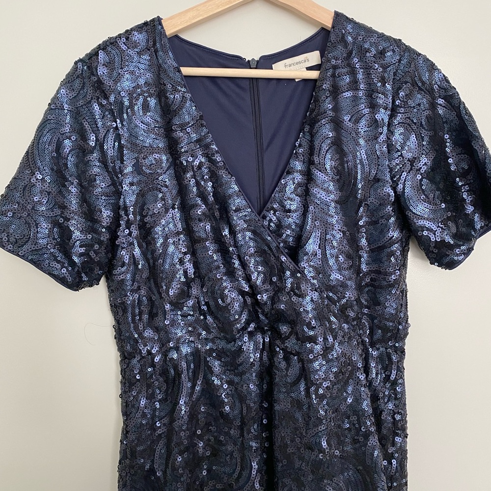 Blue Sequined dress